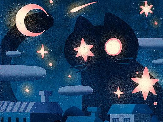 【绘本】《黑夜里的猫》