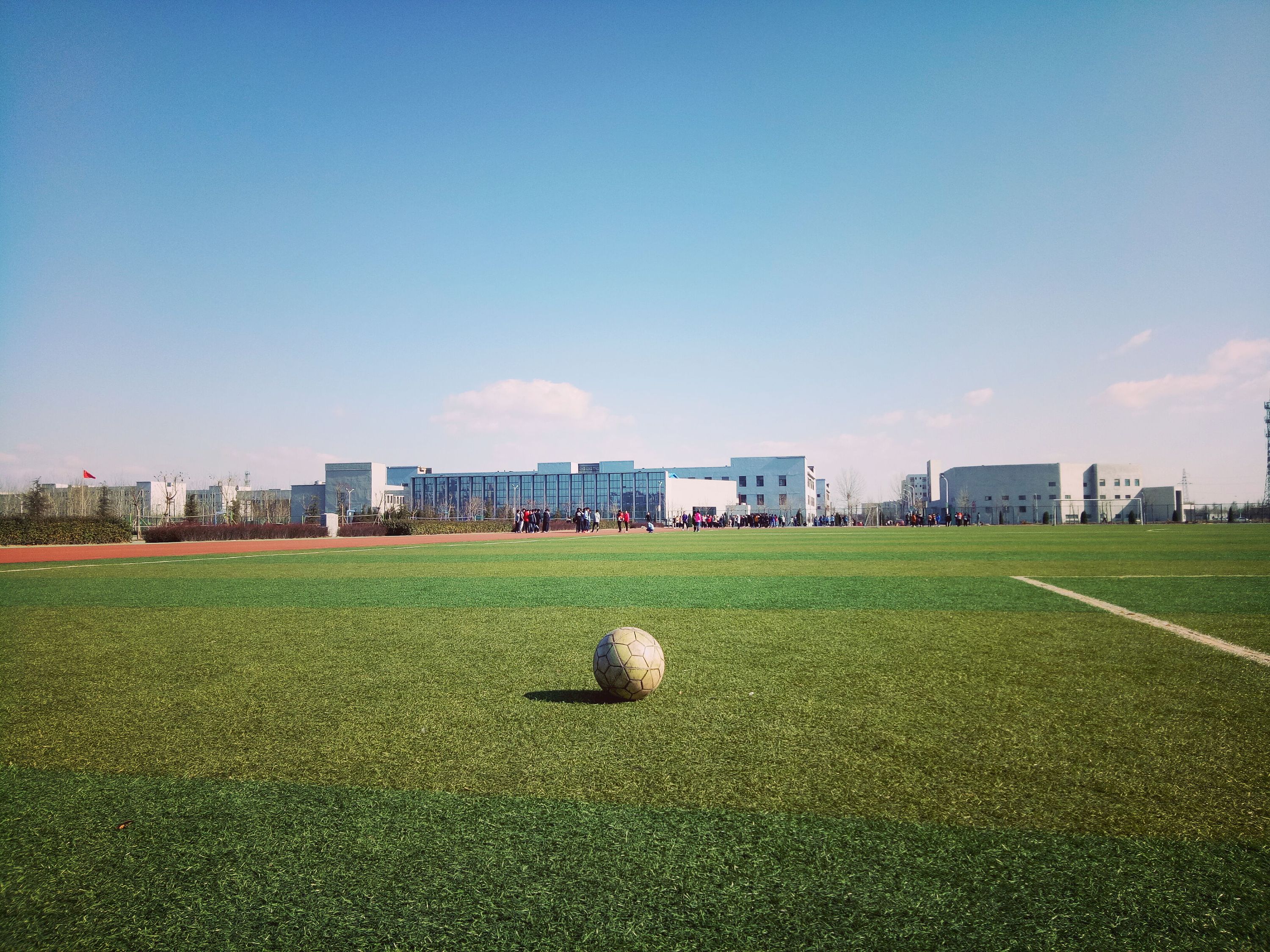 运动场上的瞬间