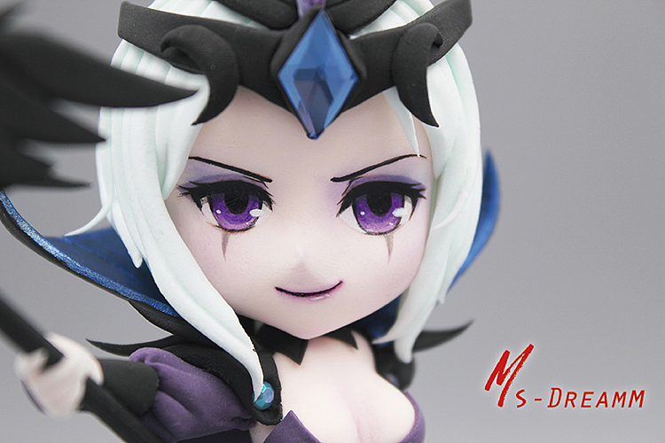 msdreamm「邪鸦魅影」lol英雄联盟 诡术妖姬邪鸦魅影 超轻粘土手办