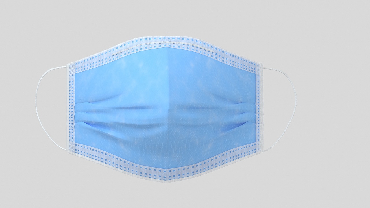 c4d口罩建模防范疫情人人有责