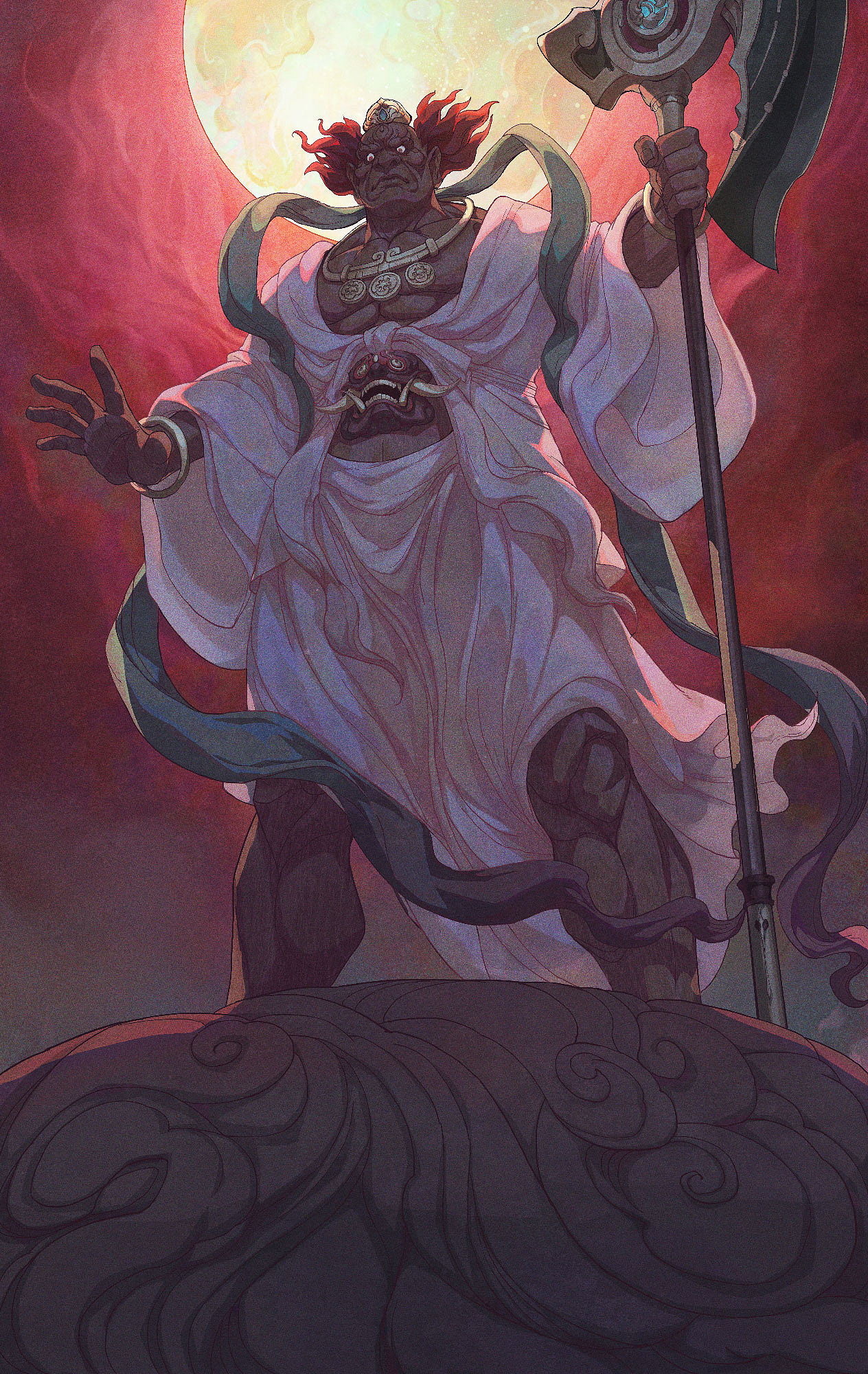 鬼怪录之二陈玉神（图ZMzgwNjI2MzI0） - 艺术插画 - 站酷设计师助长不揠苗原创素材 - 站酷ZCOOL