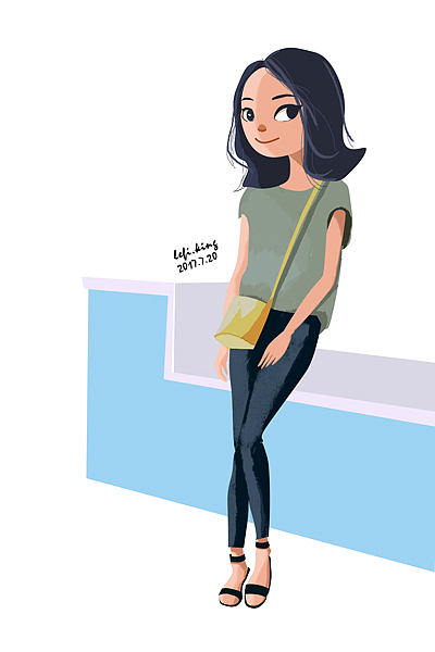 2017年人物插画部分汇总（图ZMTA1MzcyMTI4） - 创作习作 - 站酷设计师lefi原创素材 - 站酷ZCOOL