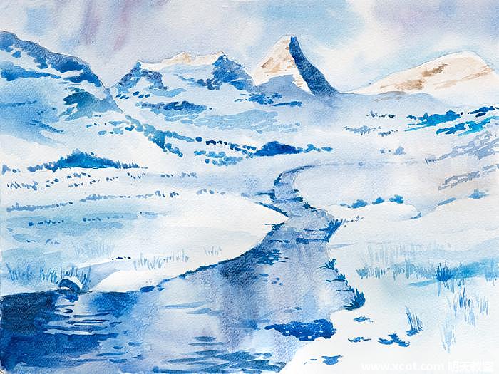 第1期手绘水彩风景周末班作品