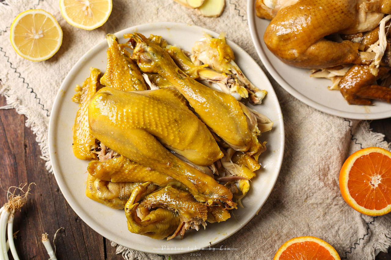 盐焗鸡与豉油鸡