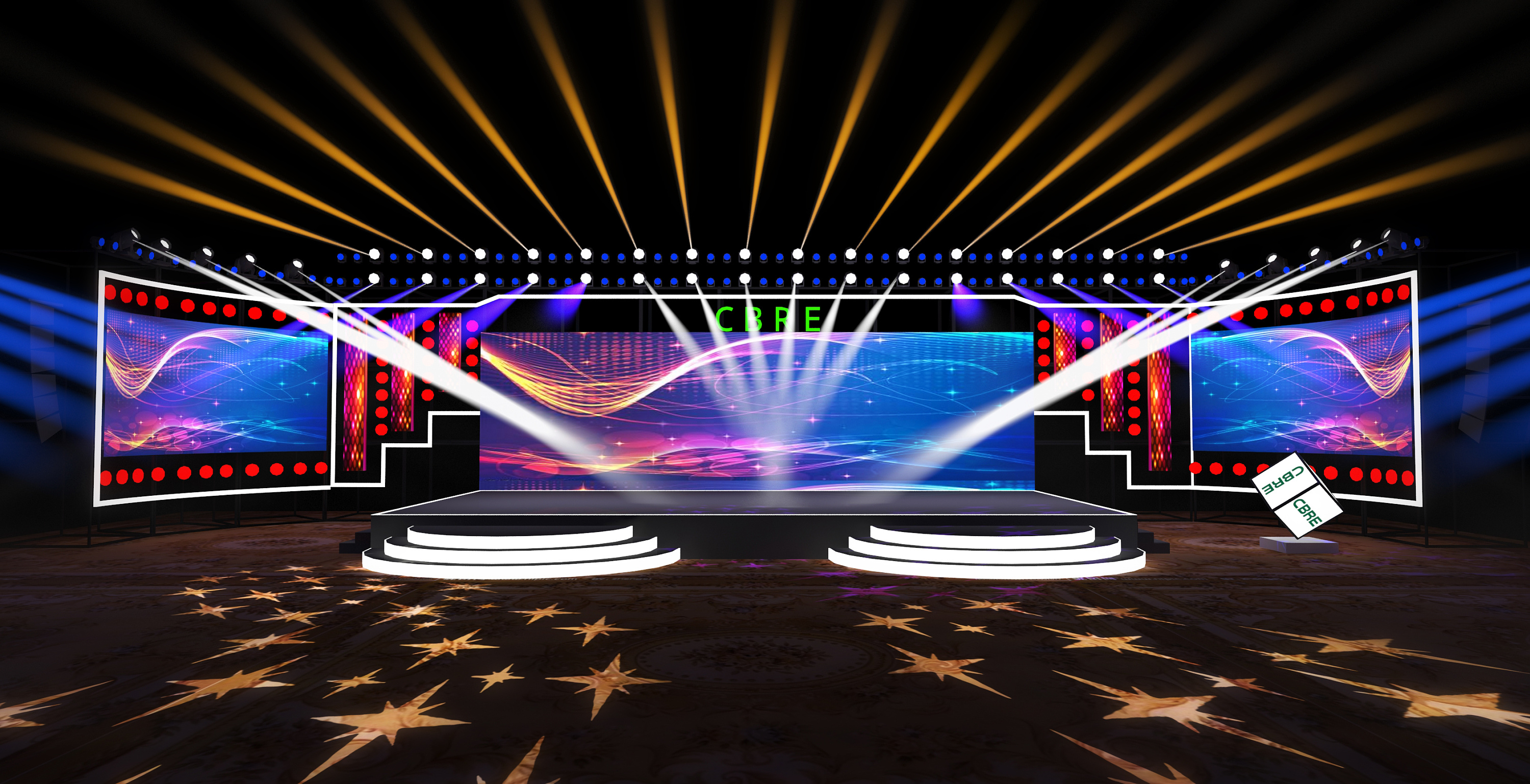 公司年会 舞美设计