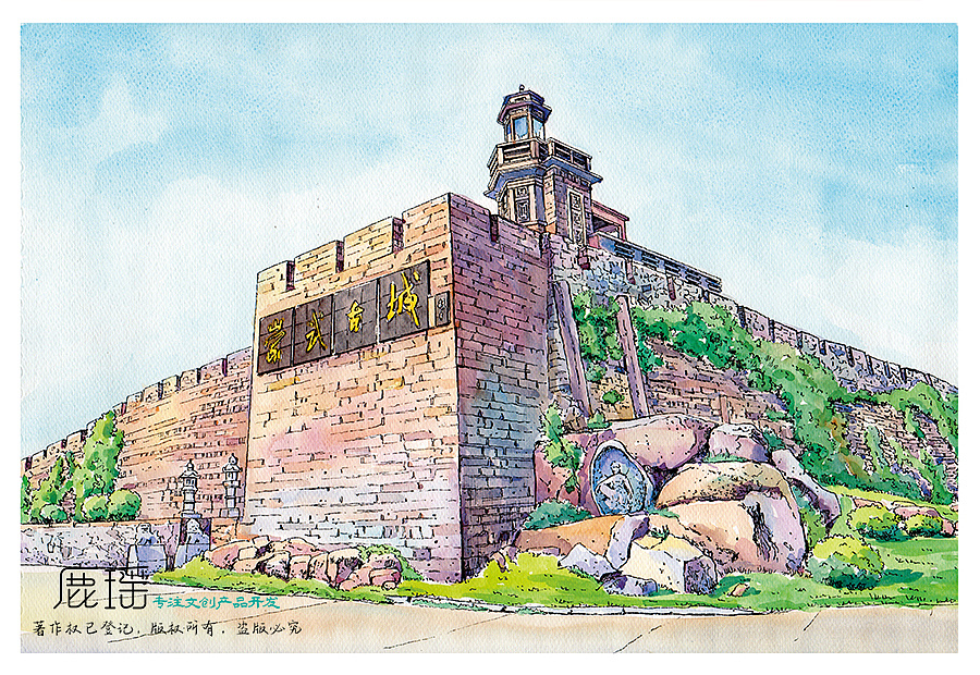 泉州水彩//鹿瑶笔下的刺桐城泉州|插画|商业插画|鹿