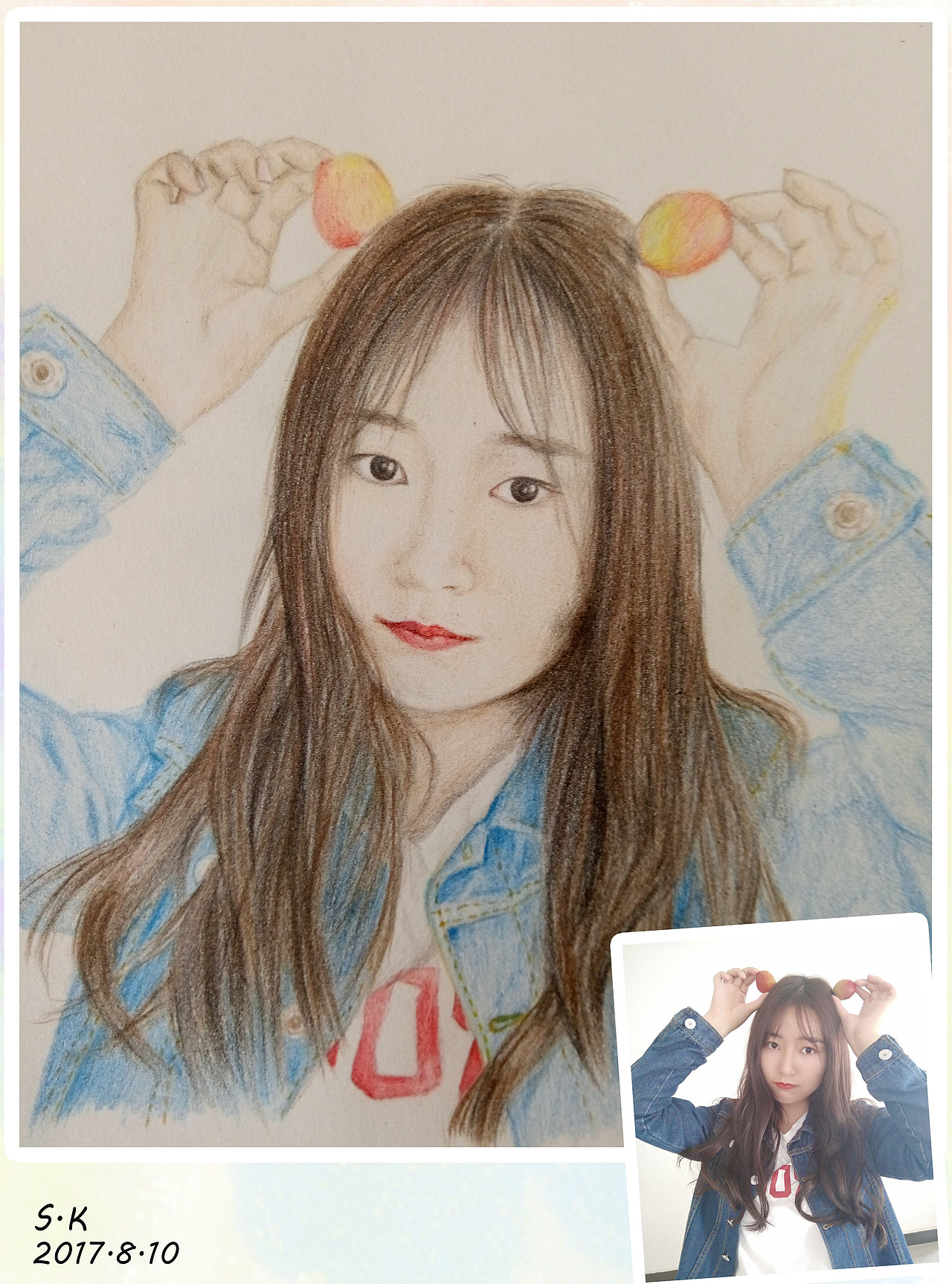 彩铅人物练习（图ZOTY4NTQxMjQ=） - 绘画 - 站酷设计师施珂原创素材 - 站酷ZCOOL