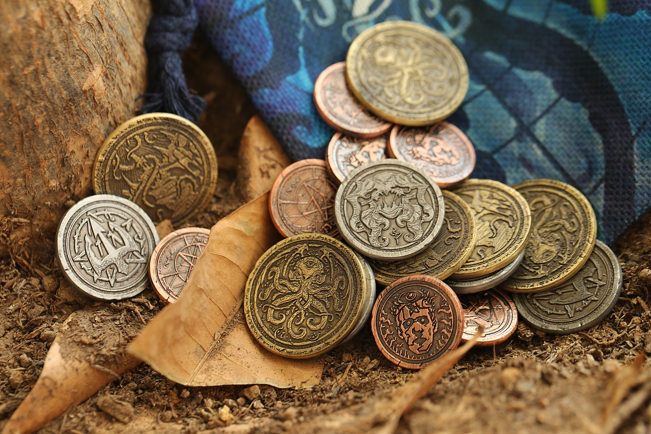 【墨鱼游戏】《克苏鲁的呼唤》主题金属铸币