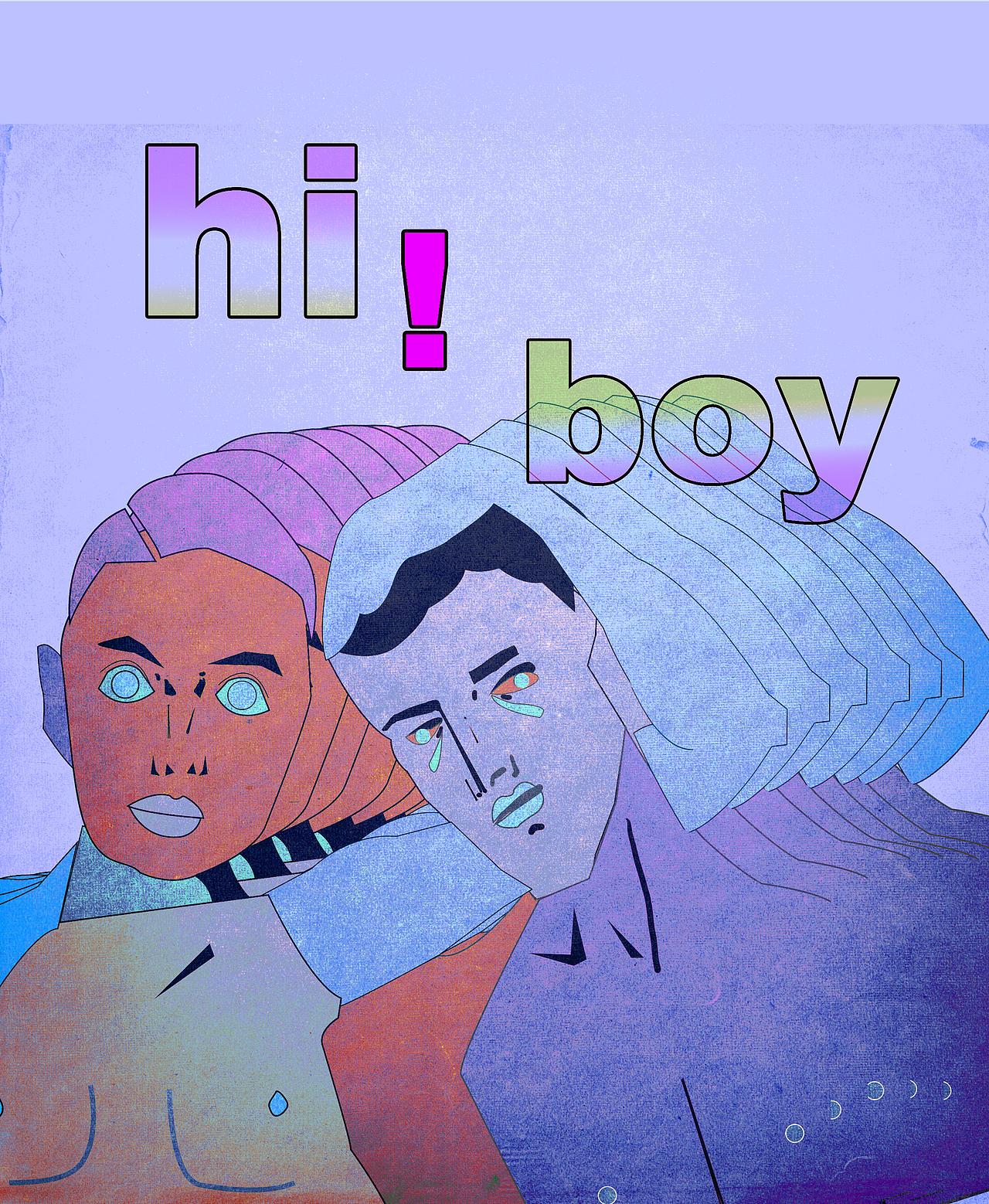 hi，boy！（图ZMzc2NDA2NDQ=） - 创作习作 - 站酷设计师时大条原创素材 - 站酷ZCOOL