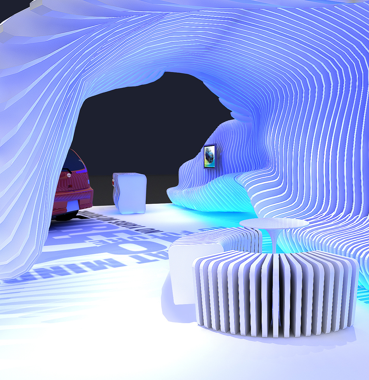 丰田汽车静态展