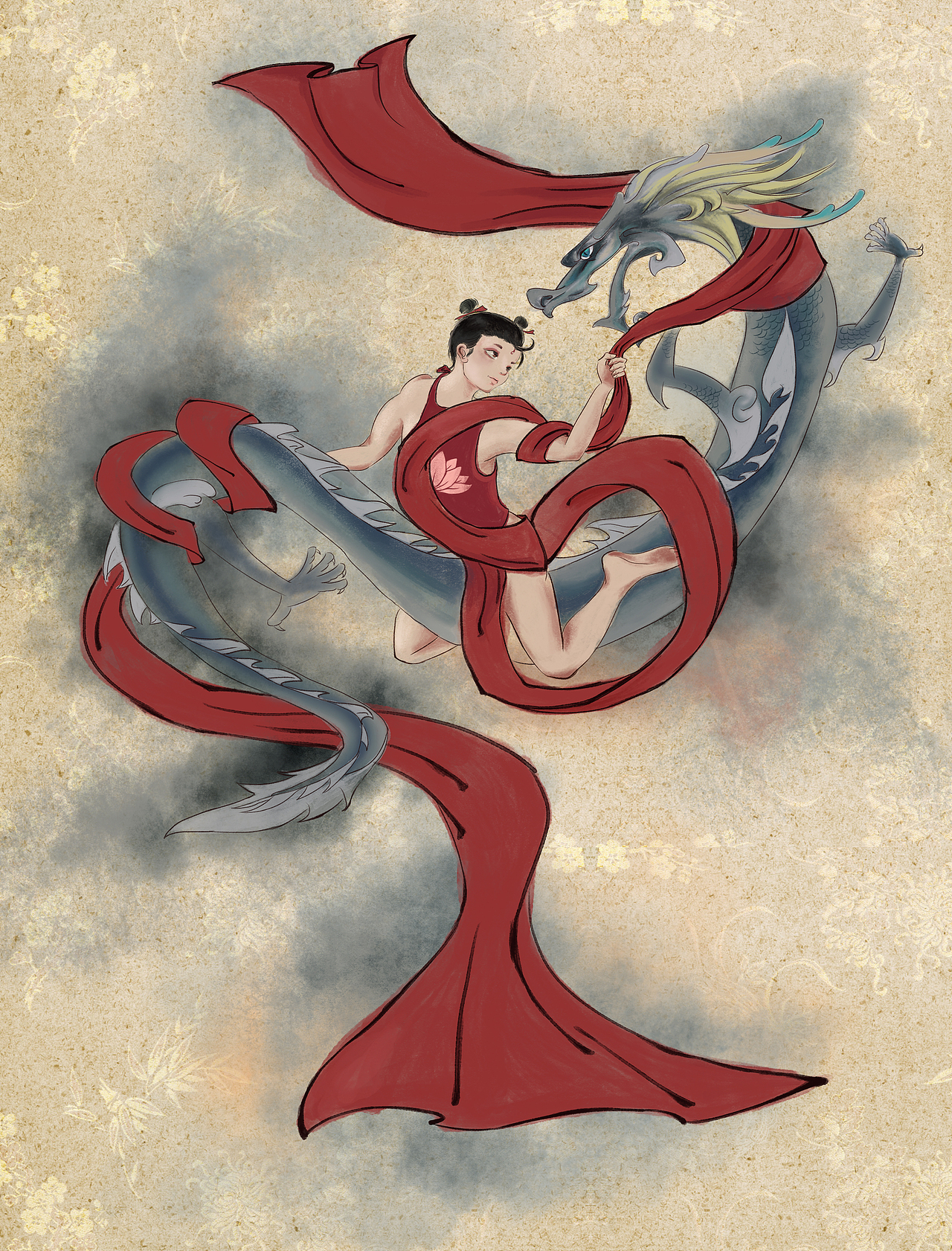 哪吒插画的绘画过程（图ZMTc1ODMxNzEy） - 商业插画 - 站酷设计师星期天不上发条原创素材 - 站酷ZCOOL