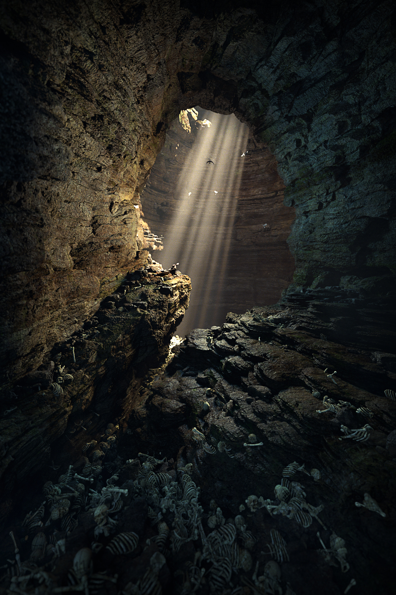 洞穴逃生|三维|场景|lonwolf华崽 - 原创作品 - 站酷 (zcool)