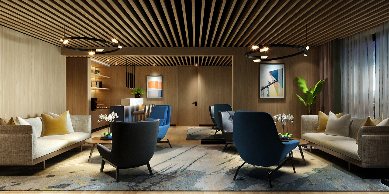 咖啡吧洽谈区|空间|家装设计|筱钱123 - 原创作品 - 站酷 (zcool)