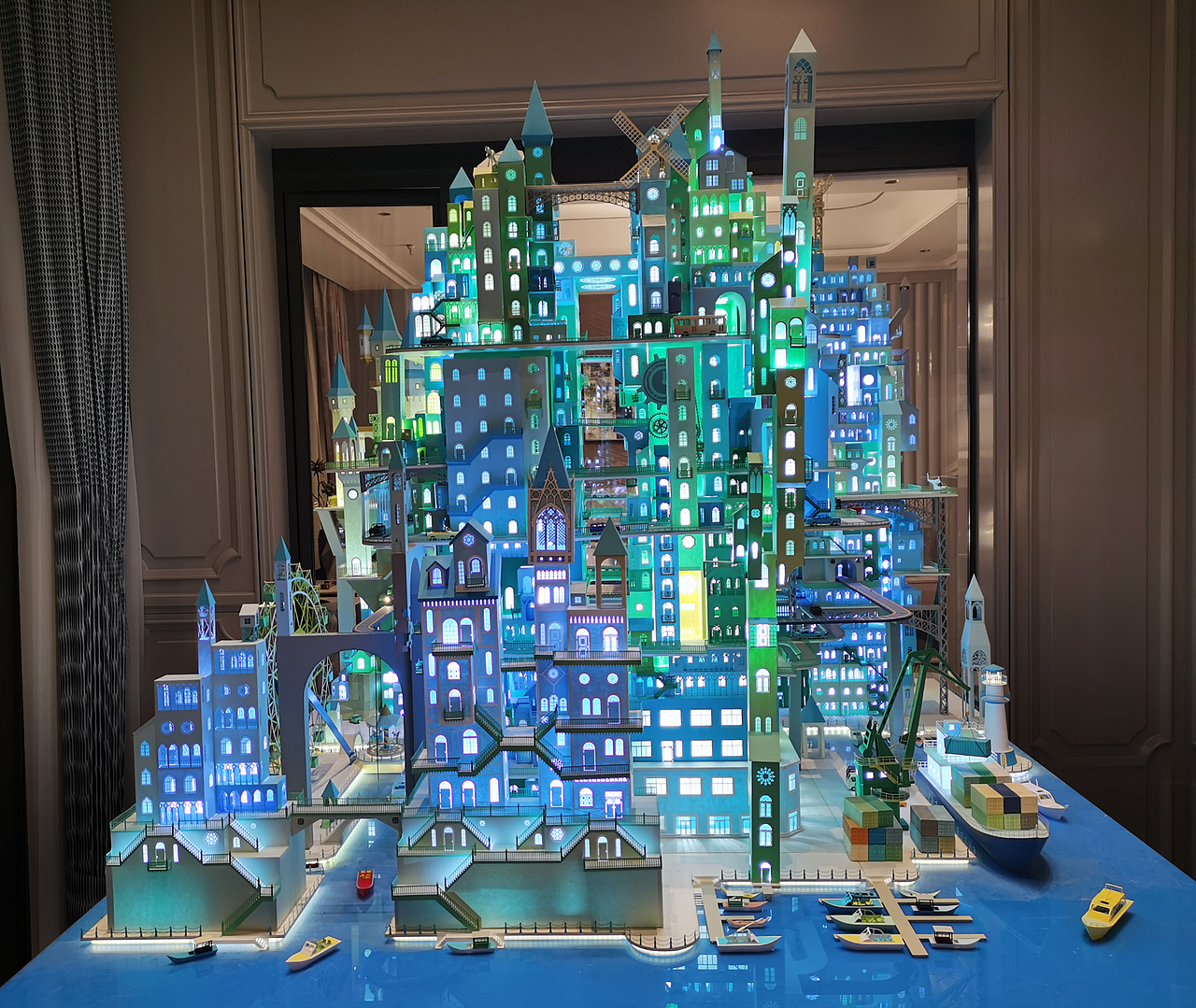 纸雕海上之城3（图ZMjcyMjg1MDA0） - 其他手工艺 - 站酷设计师尹利帅纸艺师原创素材 - 站酷ZCOOL