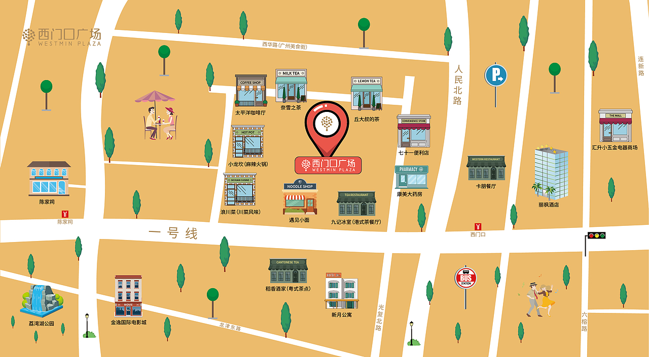 商业插画地图（图ZMjkyNDkwNjg0） - 其他平面 - 站酷设计师皮蛋的蛋壳原创素材 - 站酷ZCOOL