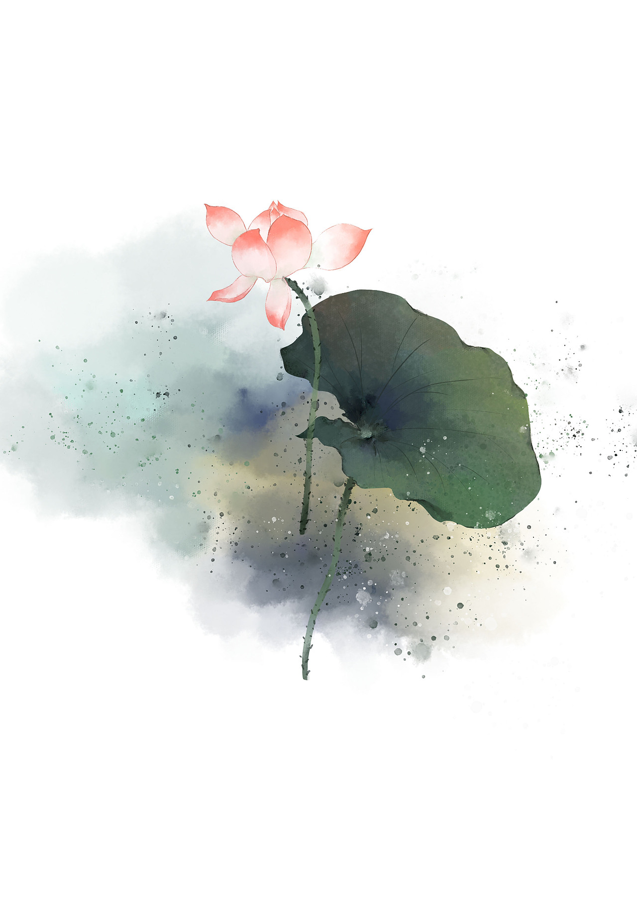 荷花（图ZMjIxODQ3MjQ0） - 创作习作 - 站酷设计师corianderJ原创素材 - 站酷ZCOOL