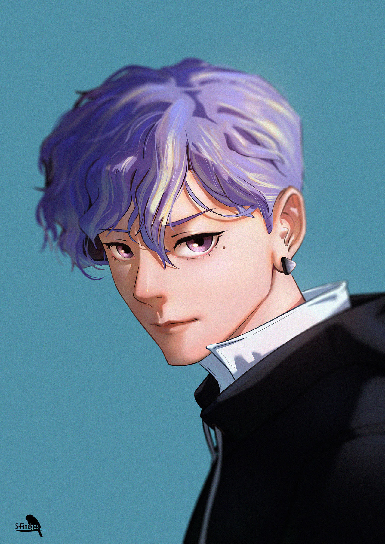 头像-男|插画|艺术插画|s_finches池雀 - 原创作品 - 站酷 (zcool)