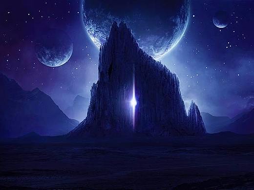 Photoshop如何创建岩石景观