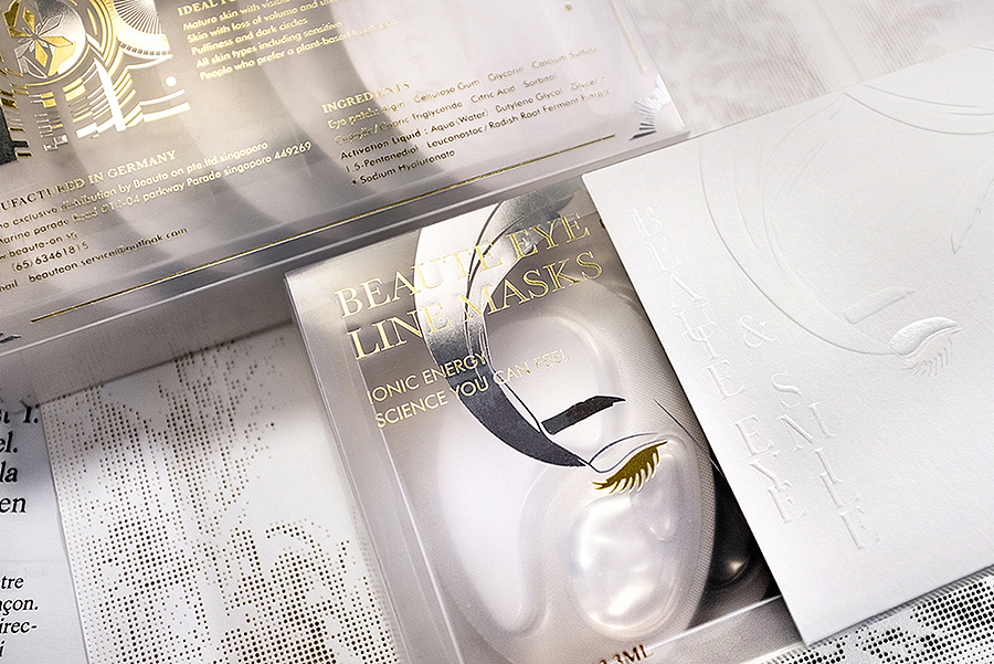 BEAUTE ON｜BEAUTE EYE & SMILE LINE MASKS（图ZMTkwMjA3MDA0） - 包装 - 站酷设计师劉家芸LIUJIAYUN原创素材 - 站酷ZCOOL