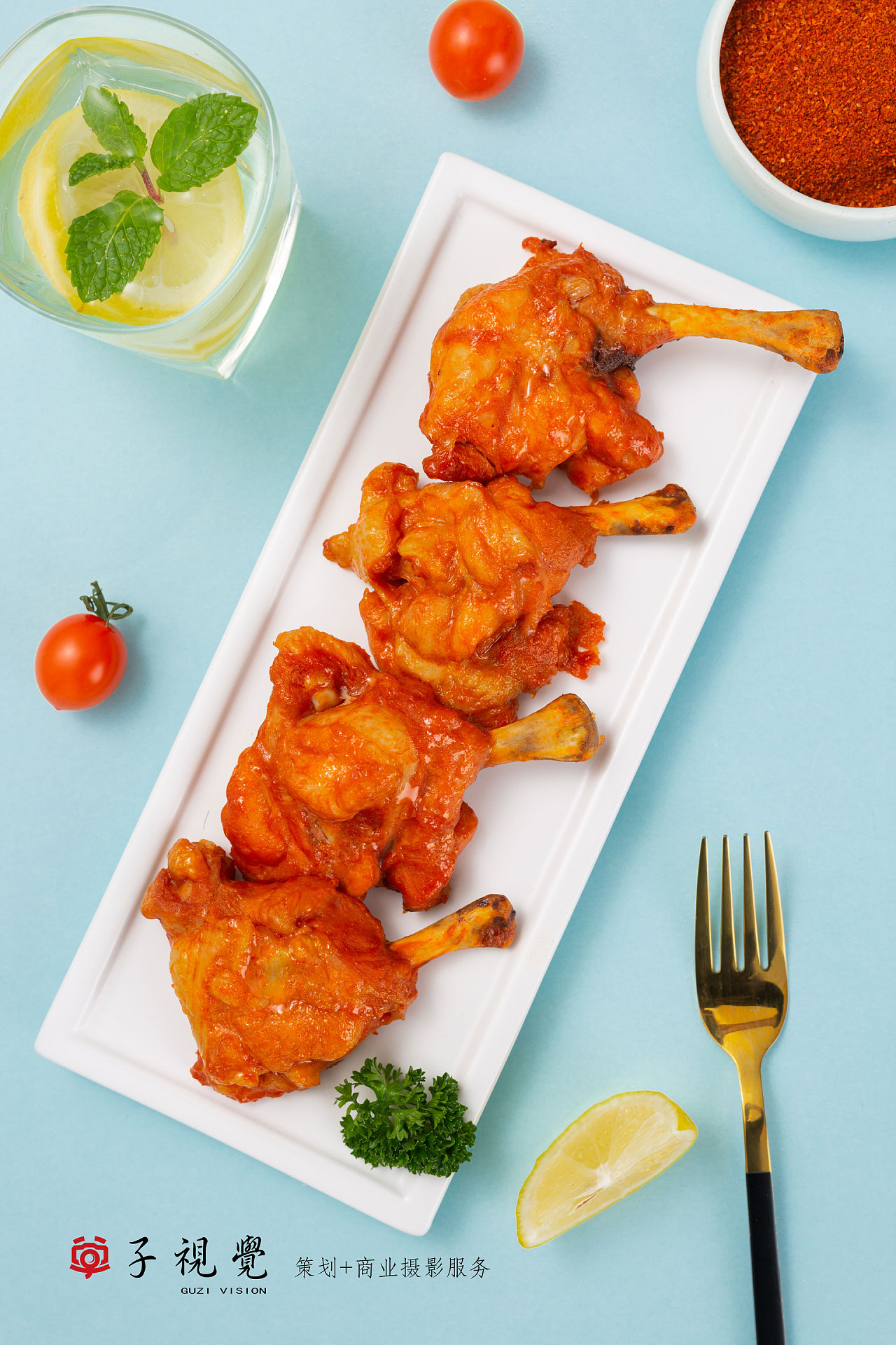 鸡肉调理品|摄影|美食摄影|谷子视觉商业摄影 - 原创作品 - 站酷