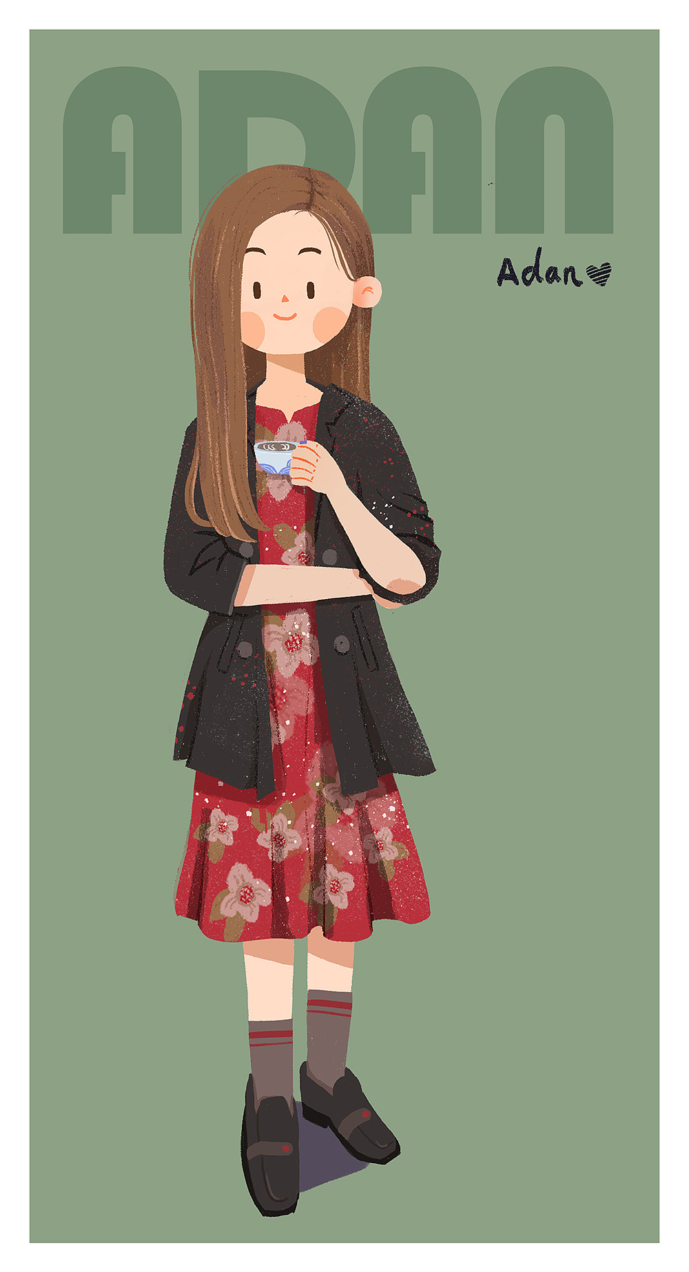 【插画-板绘】人物插画写生 - 原创作品 - 站酷(zcool)