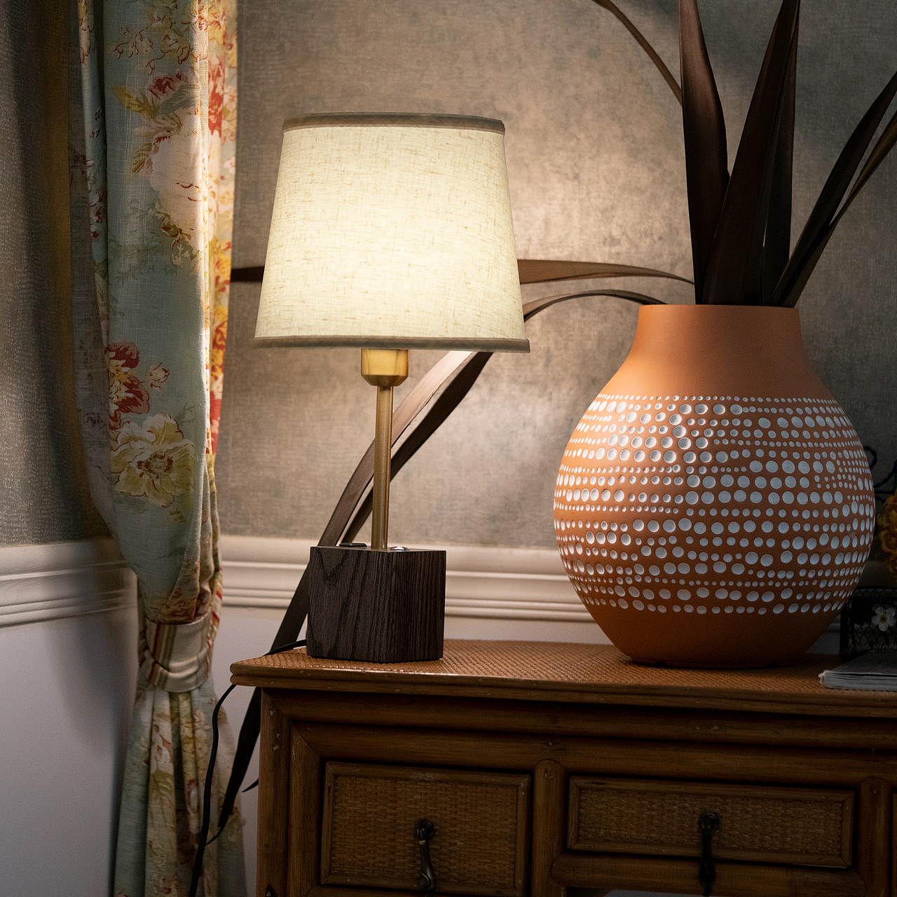 灯具-咖啡木纹 产品摄影