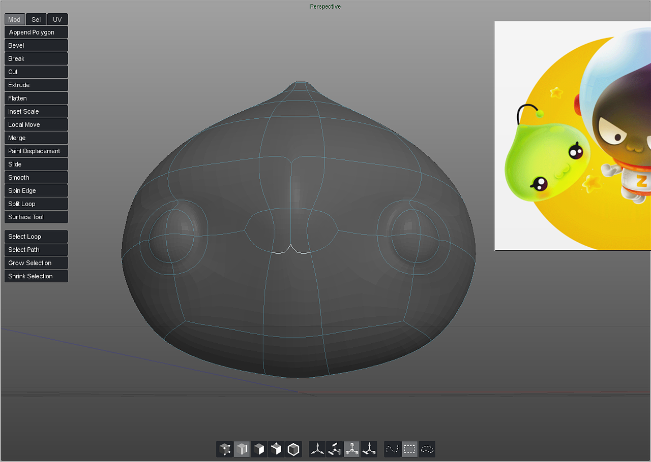 【silo3d】照着做了一个,觉得很萌,不过还没完事