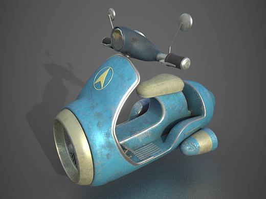 飞行摩托（个人主页-ZMjY2MjEzMjg=） - 机械/交通 - 站酷设计师Vitaminisme原创素材 - 站酷ZCOOL