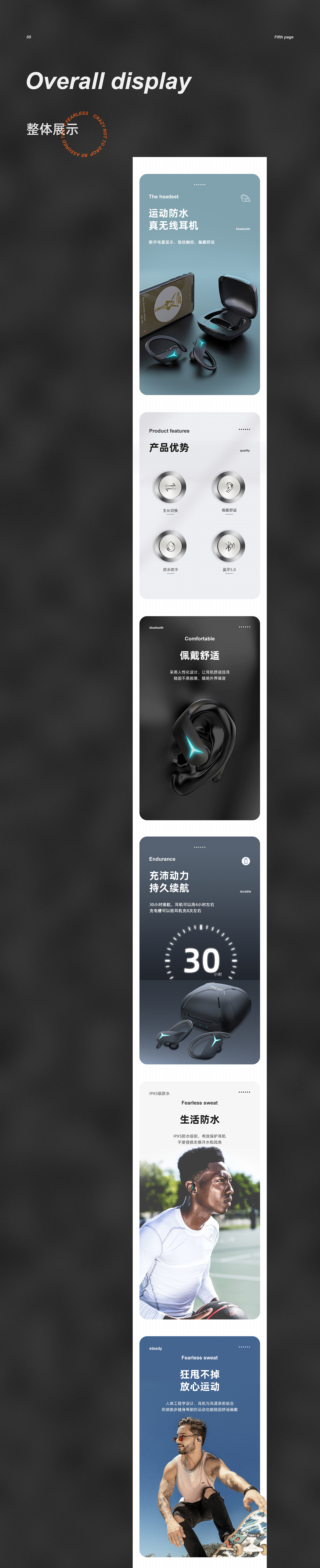 3c蓝牙耳机详情页合集×4（图ZMjI5NTI3OTY0） - 电商 - 站酷设计师佐尚E原创素材 - 站酷ZCOOL