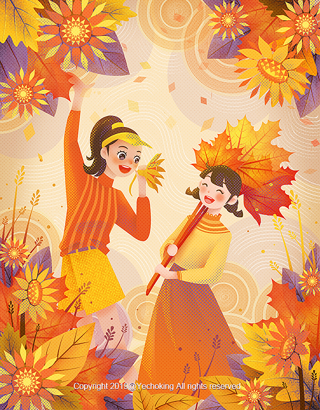 立秋（图ZMTcxNTc0NTI4） - 创作习作 - 站酷设计师Yechoking原创素材 - 站酷ZCOOL