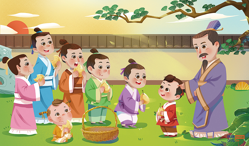 绘本孔融让梨