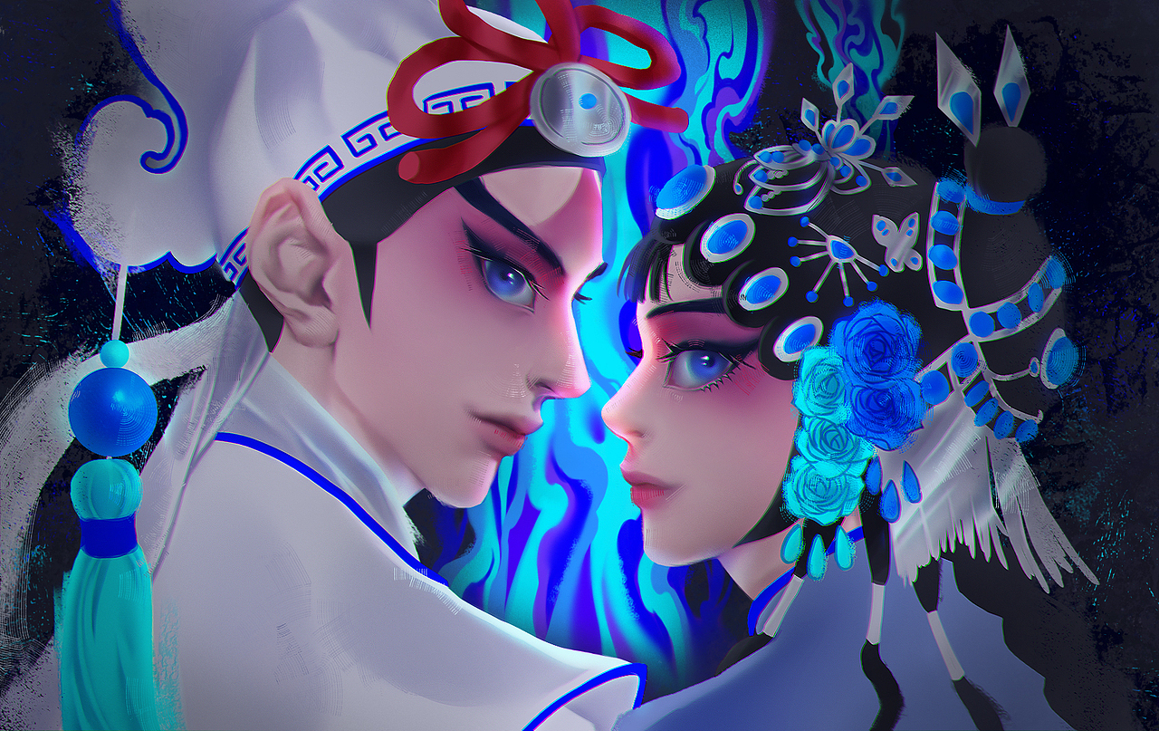 桂剧文创和插画