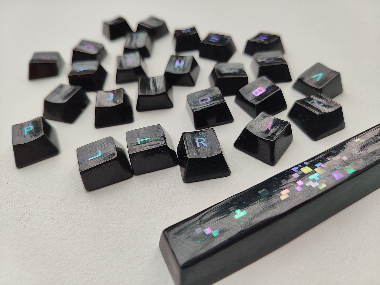 大漆丨赛博文玩大漆键帽3（图ZMzc0MTA5ODA4） - 工艺品设计 - 站酷设计师爱摸鱼的拾月原创素材 - 站酷ZCOOL