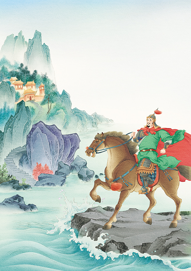 国风民族英雄系列戚继光 岳飞（图ZMzI0MTc4ODY4） - 绘本 - 站酷设计师柏松插图原创素材 - 站酷ZCOOL
