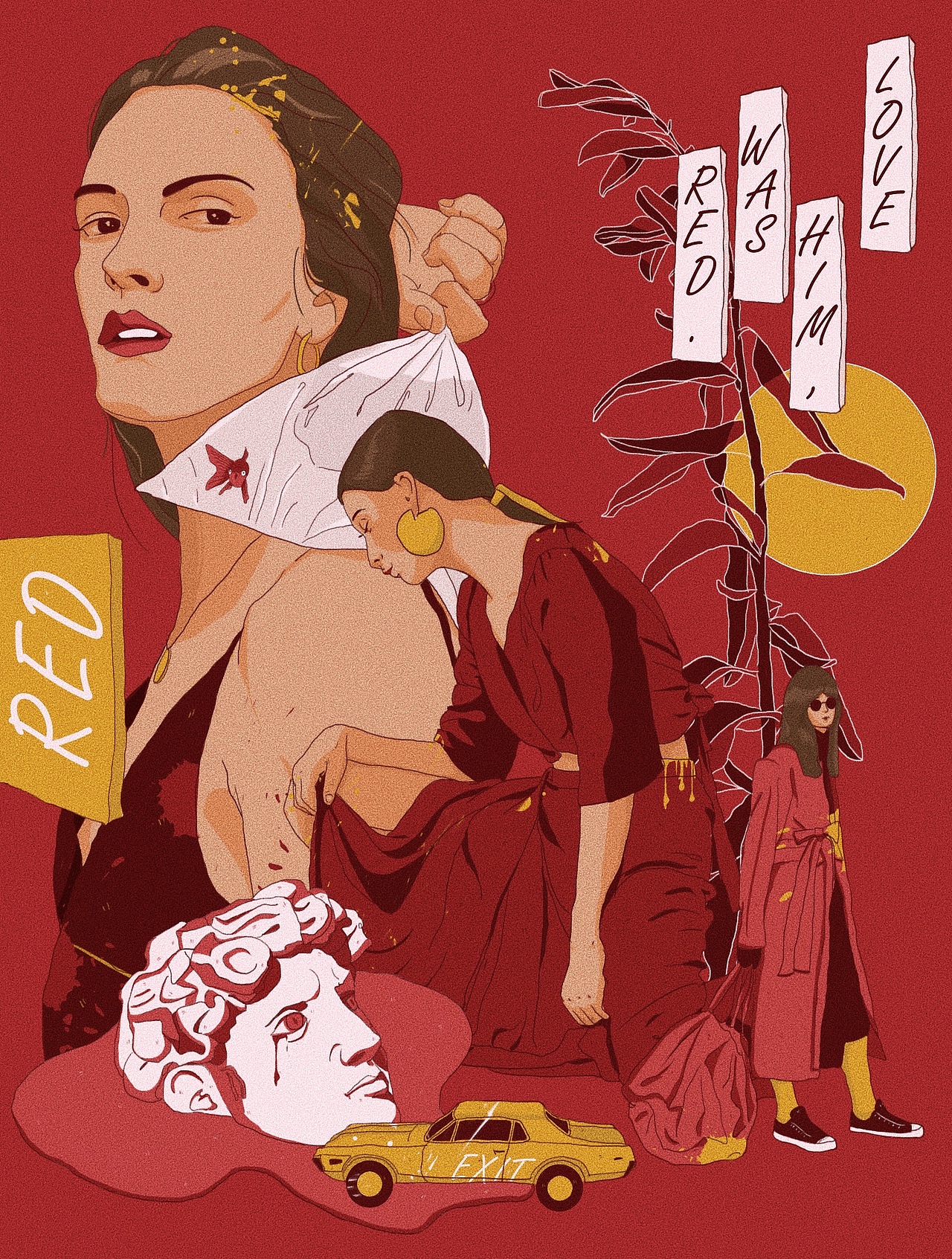 人物拼贴色彩系列（图ZMTY1MzEzNjc2） - 创作习作 - 站酷设计师阿宅的礼拜天原创素材 - 站酷ZCOOL
