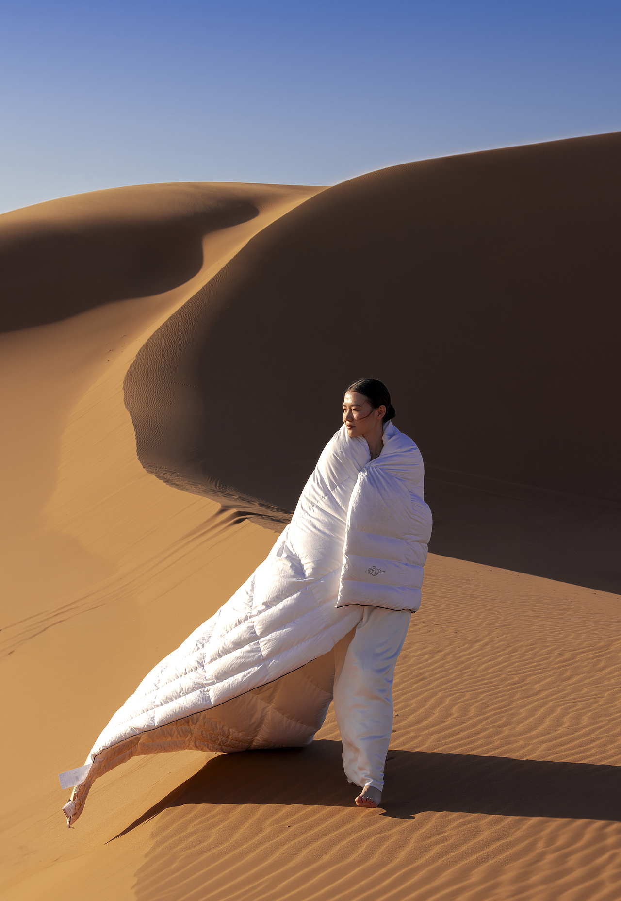 羽绒被和沙漠（图ZMzQ0NzU2MTQ4） - 产品摄影 - 站酷设计师曹训创意视觉原创素材 - 站酷ZCOOL