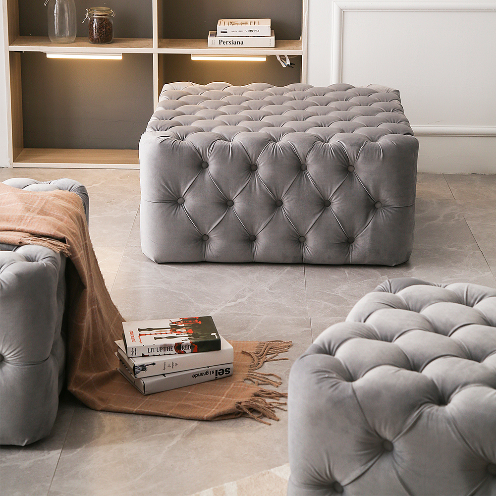 轻奢客厅脚踏凳换鞋凳