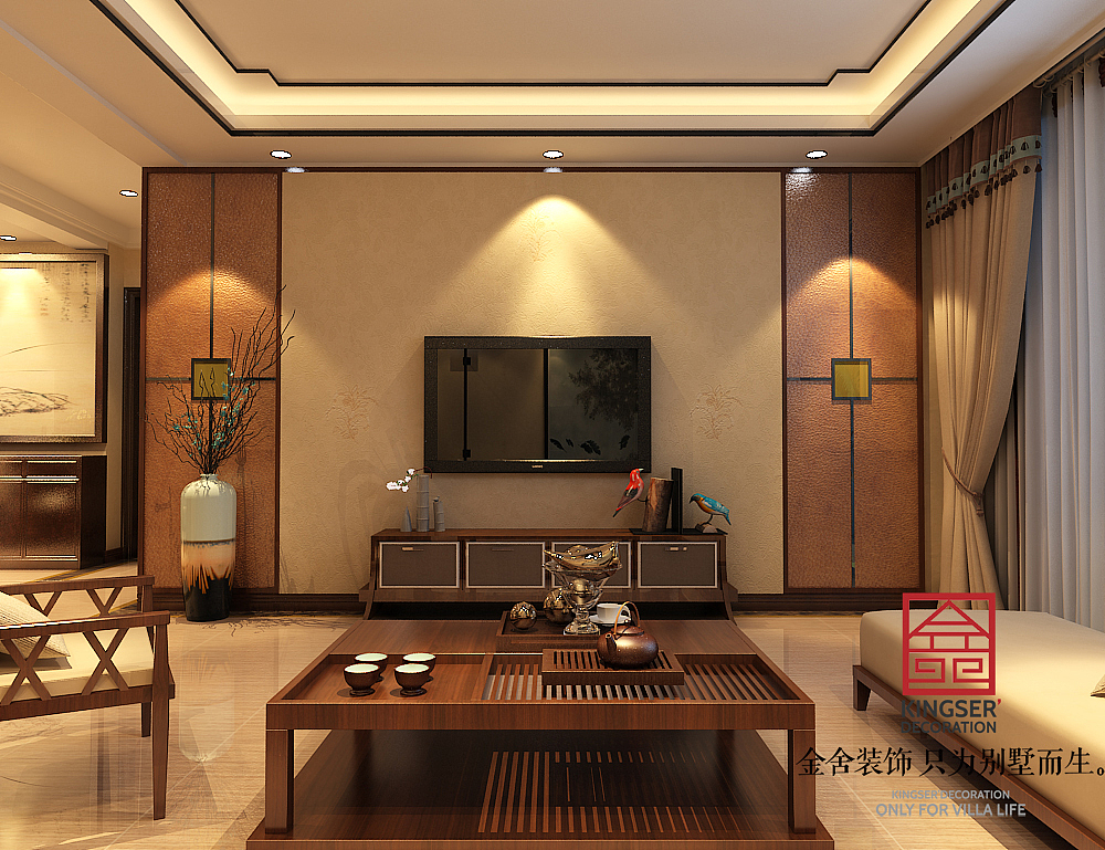 【天海誉天下】-139㎡三室两厅-简中（图ZNjYyNTU3ODg=） - 家装设计 - 站酷设计师金舍壹壹原创素材 - 站酷ZCOOL