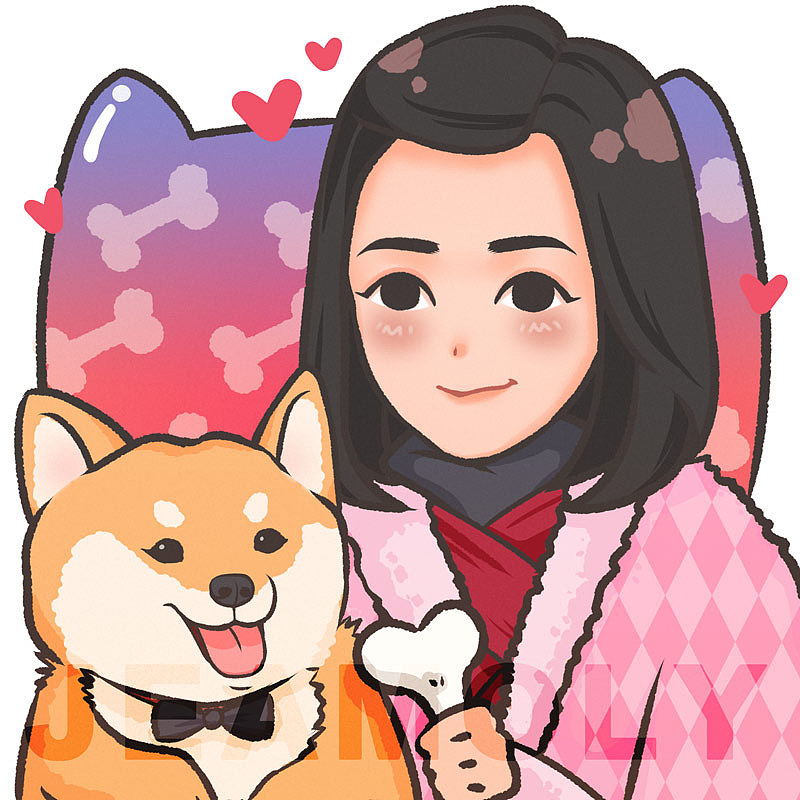 风格尝试 三张头像（图ZMTk1Nzc2MDAw） - 艺术插画 - 站酷设计师Jeamoly原创素材 - 站酷ZCOOL