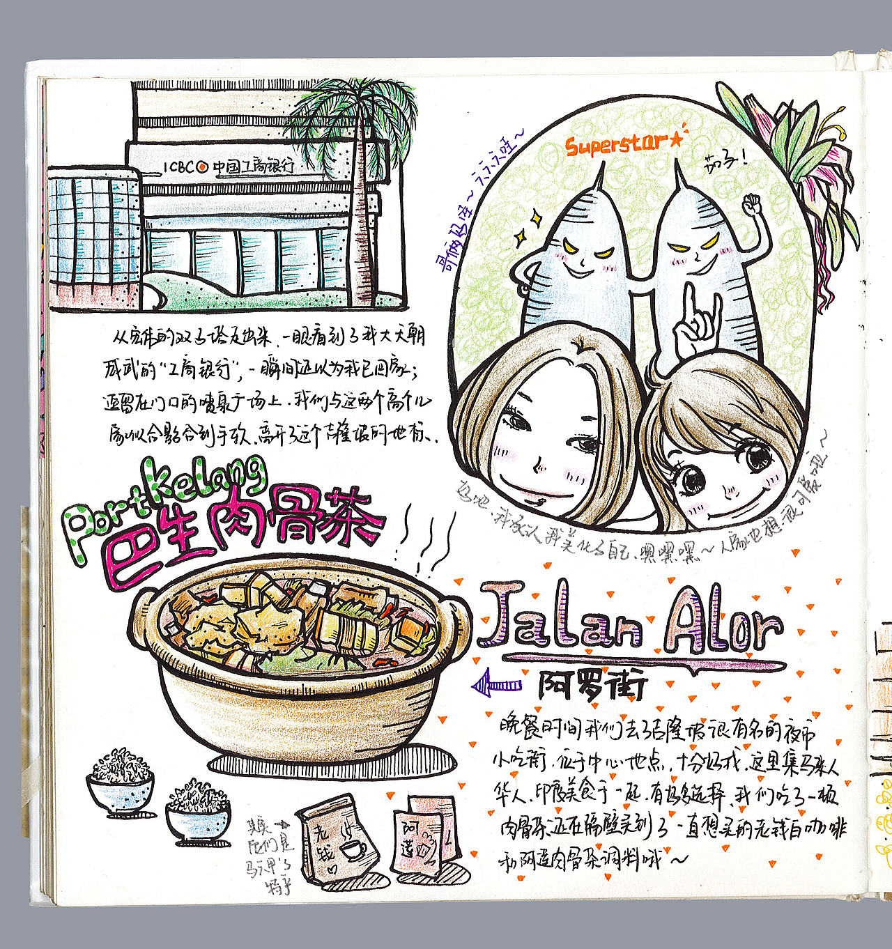很久很久之前的一次旅行，的画儿（图ZMzk3MjEwNjQ=） - 艺术插画 - 站酷设计师扑满原创素材 - 站酷ZCOOL