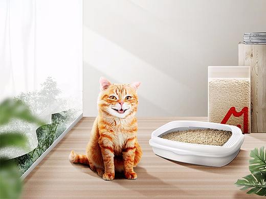 宠物猫砂详情页/家居风格/电商设计