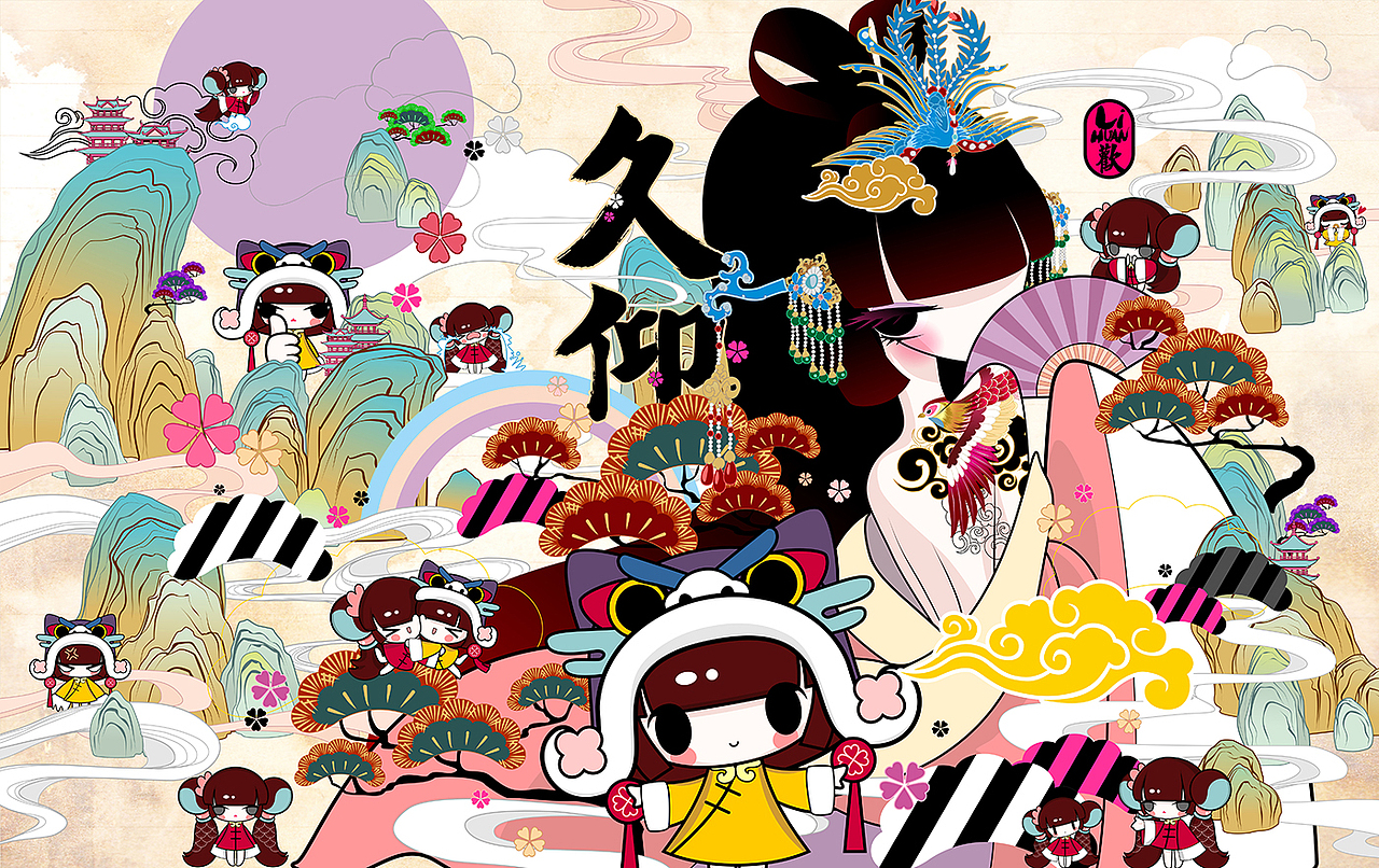 中国娘之久仰 -中国娘插画