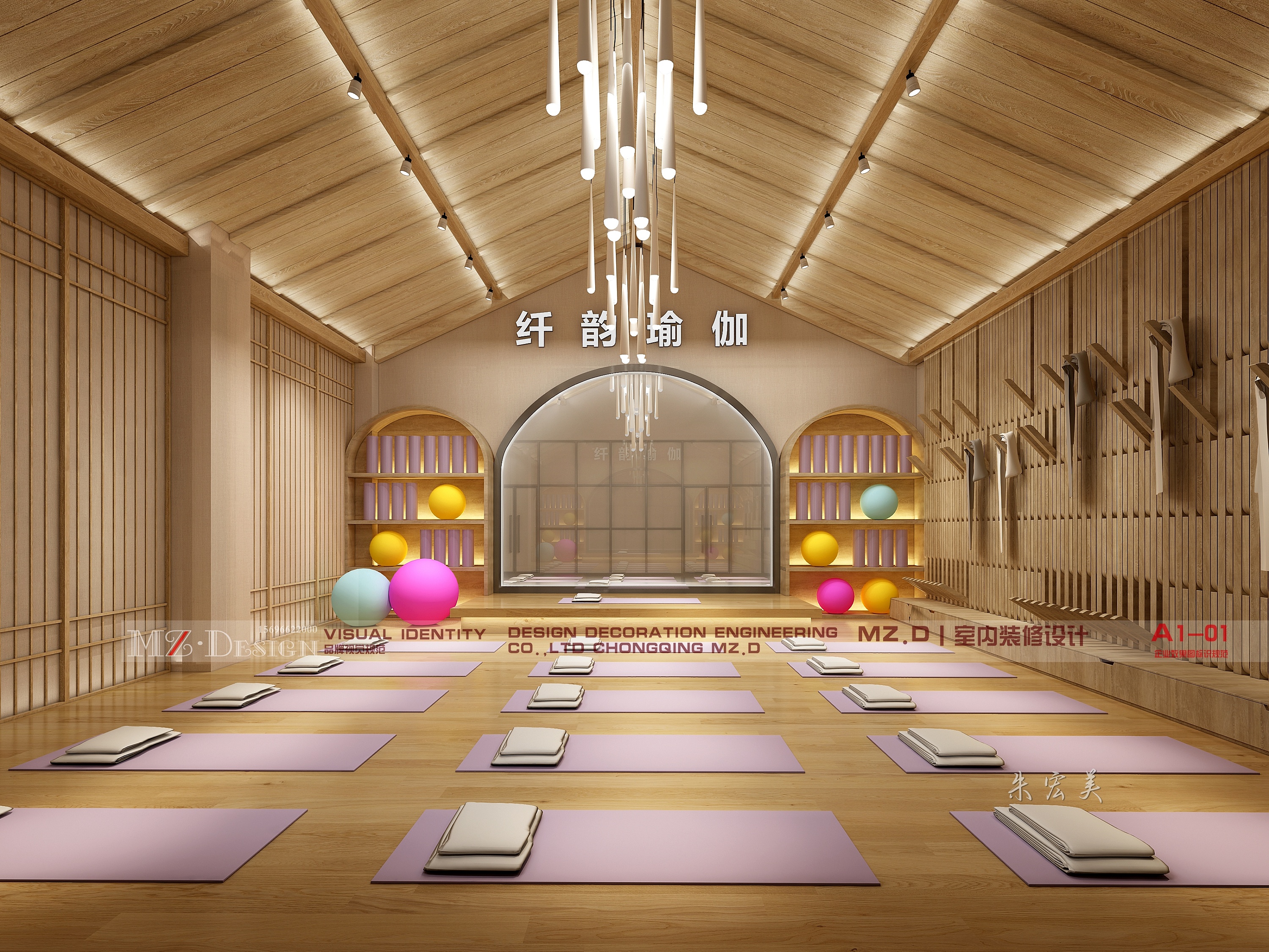 科威特·Tru3 Yoga瑜伽工作室 | ITGinteriors-设计案例-建E室内设计网