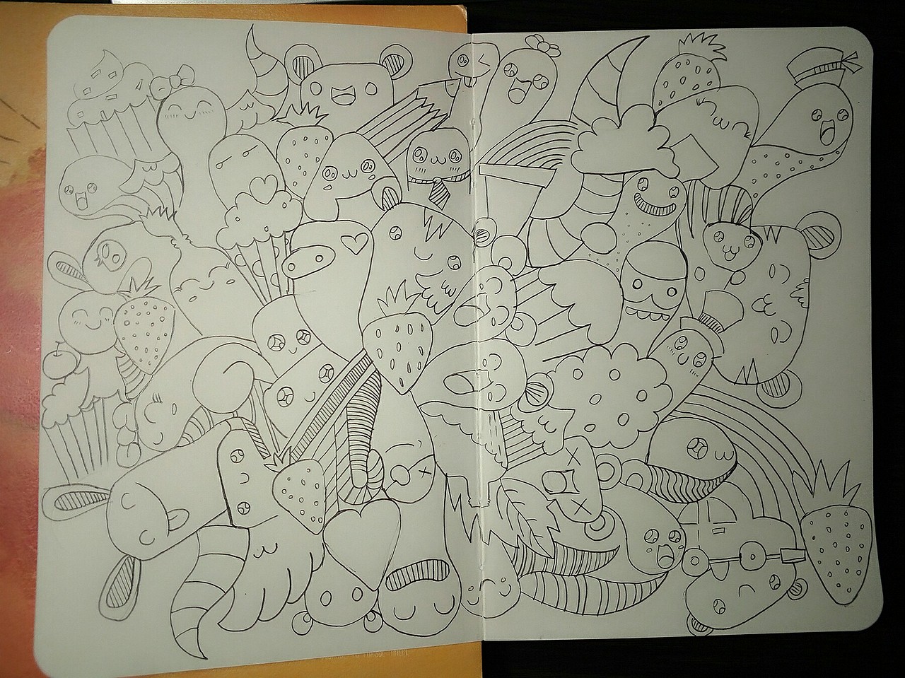 【针管笔日涂03】涂鸦小贴纸插画练习（图ZNzE3NjI3ODg=） - 新锐潮流插画 - 站酷设计师Panda刘原创素材 - 站酷ZCOOL