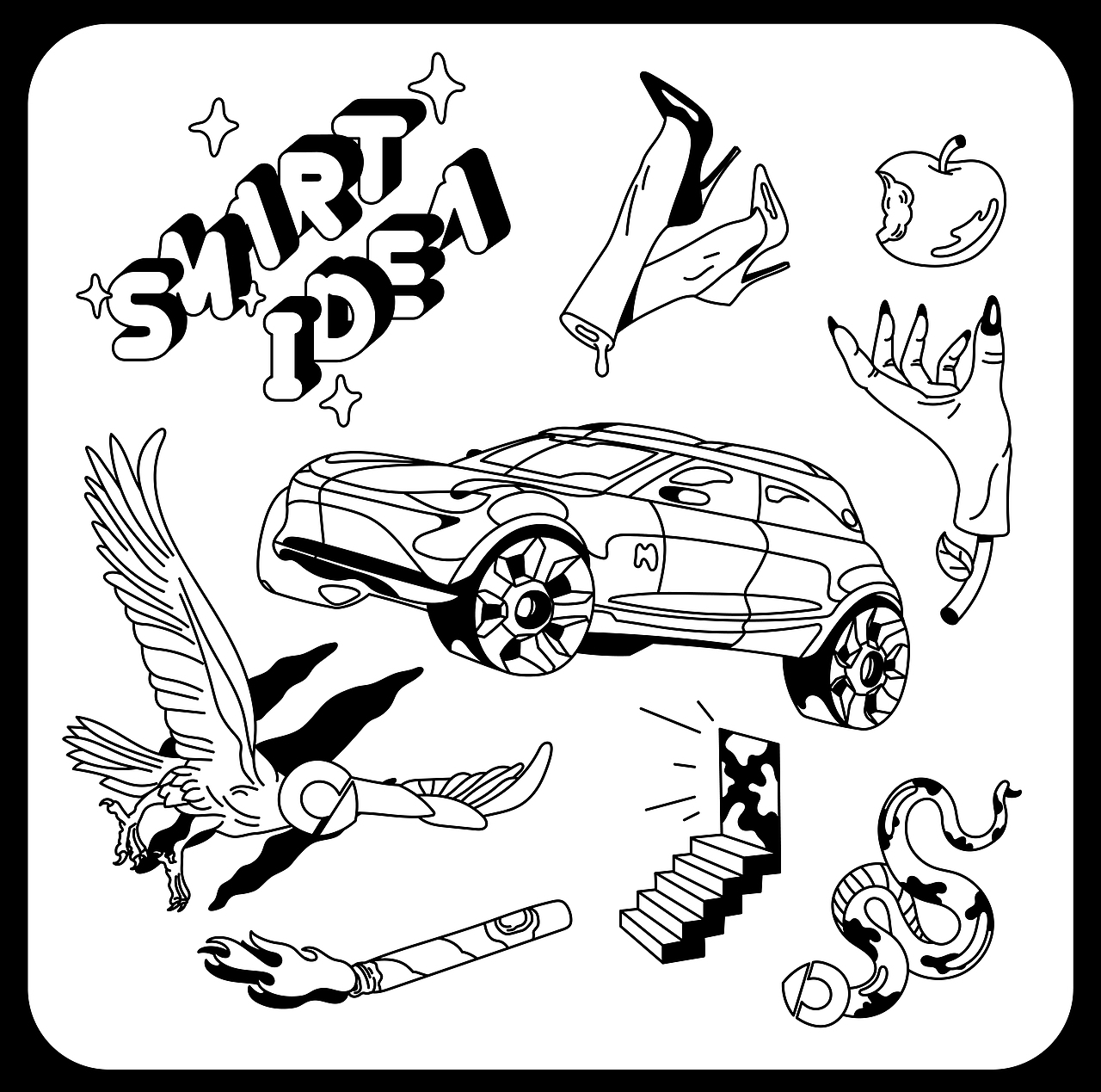 Smartidea 拥抱对立 | 不被限定(图ZMjU5ODE3NDUy) - 图案 - 站酷设计师小宝猫猫原创素材 - 站酷ZCOOL