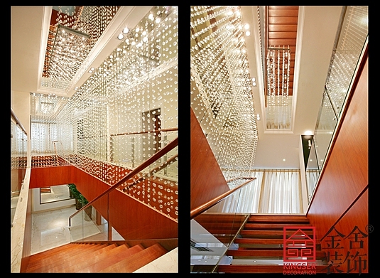 石家庄碧桂园桃园里320平米中式风格装修效果图!