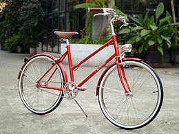 tsunami女士24寸復(fù)古自行車