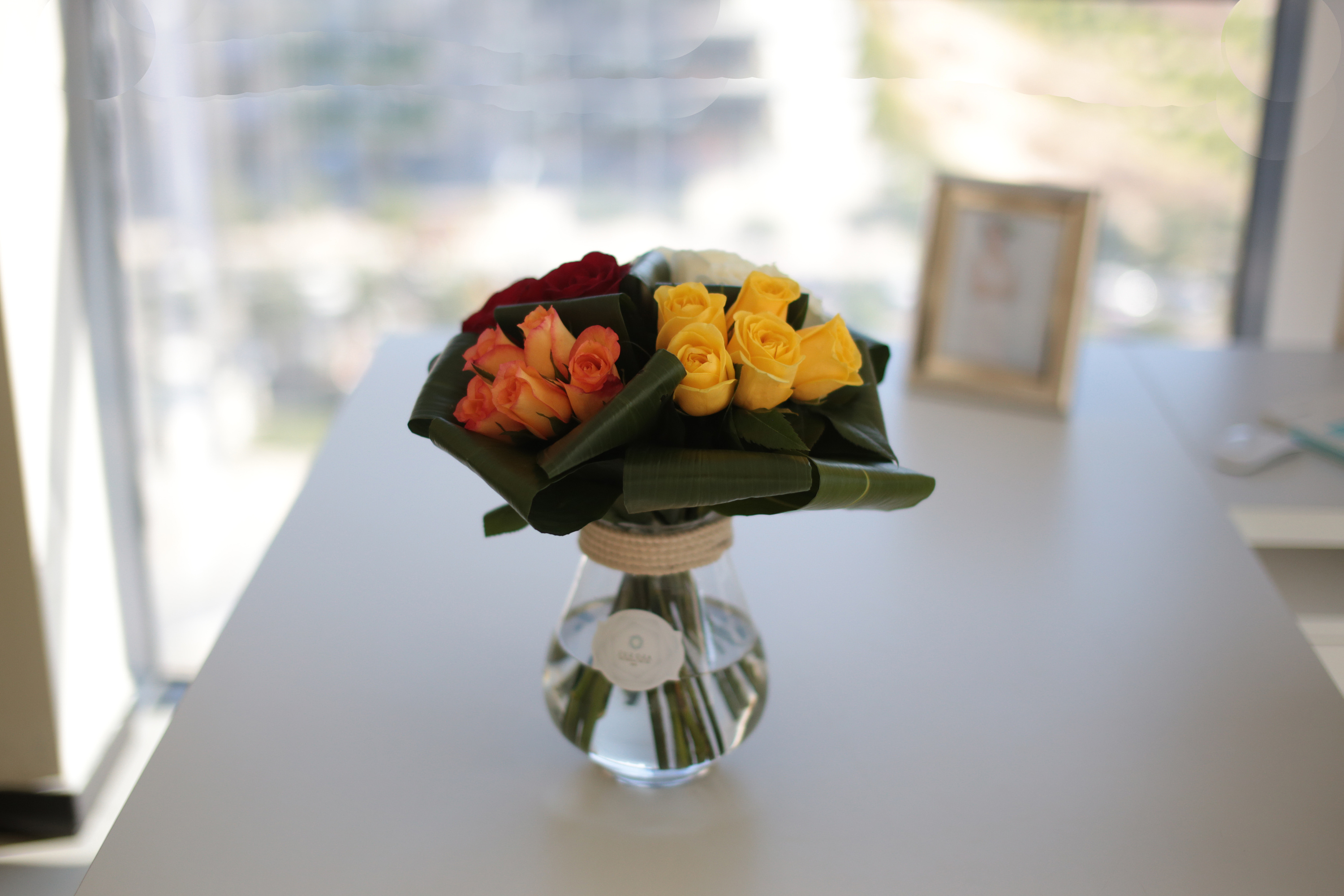 diy瓶插花制作 鲜花 生日花 宴会花 餐桌花 办公桌花 茶几花 书桌花