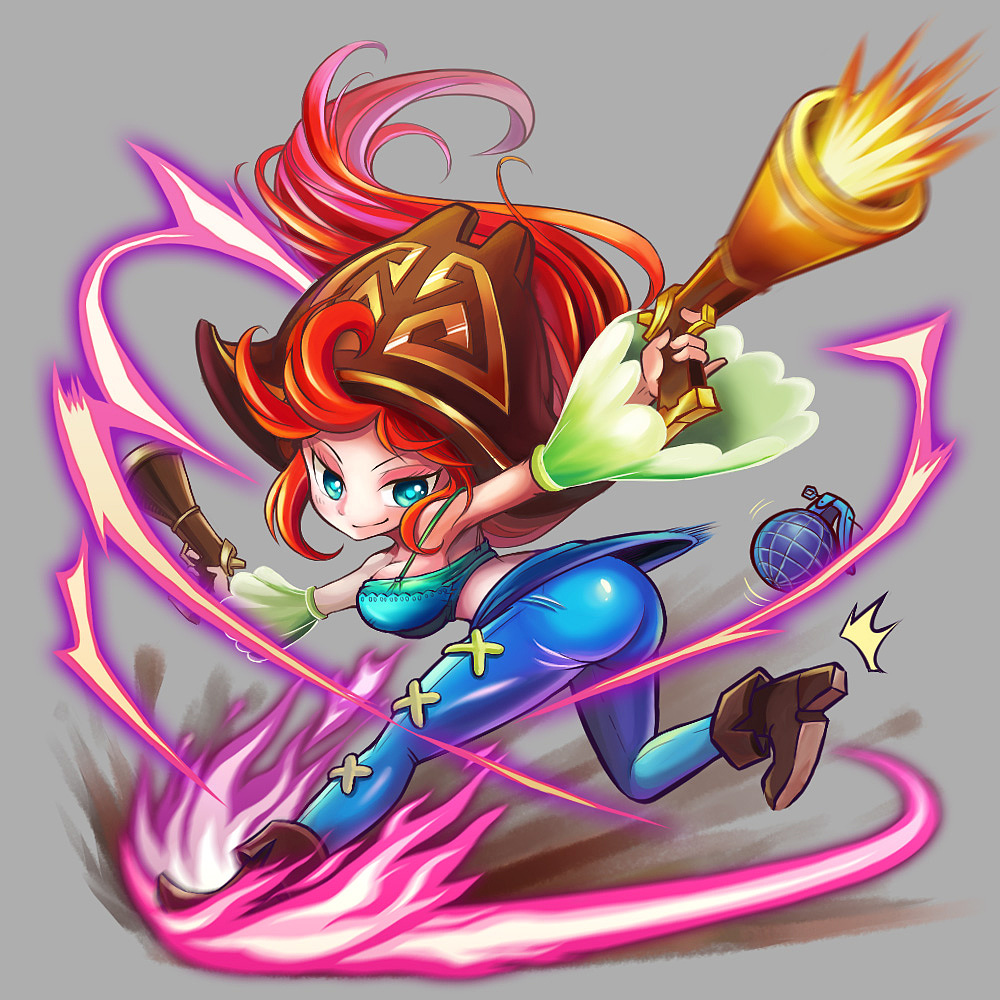 q版英雄联盟角色设计（图ZMzA4NDYzMjQ=） - 游戏原画 - 站酷设计师小蜜蜂画漫画原创素材 - 站酷ZCOOL