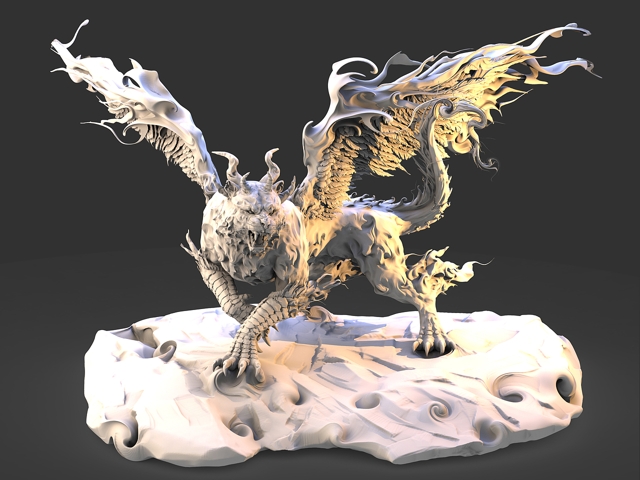 《山海经》穷奇（图ZMjEzODk1MDYw） - 人物/生物 - 站酷设计师鸡哥的故事原创素材 - 站酷ZCOOL